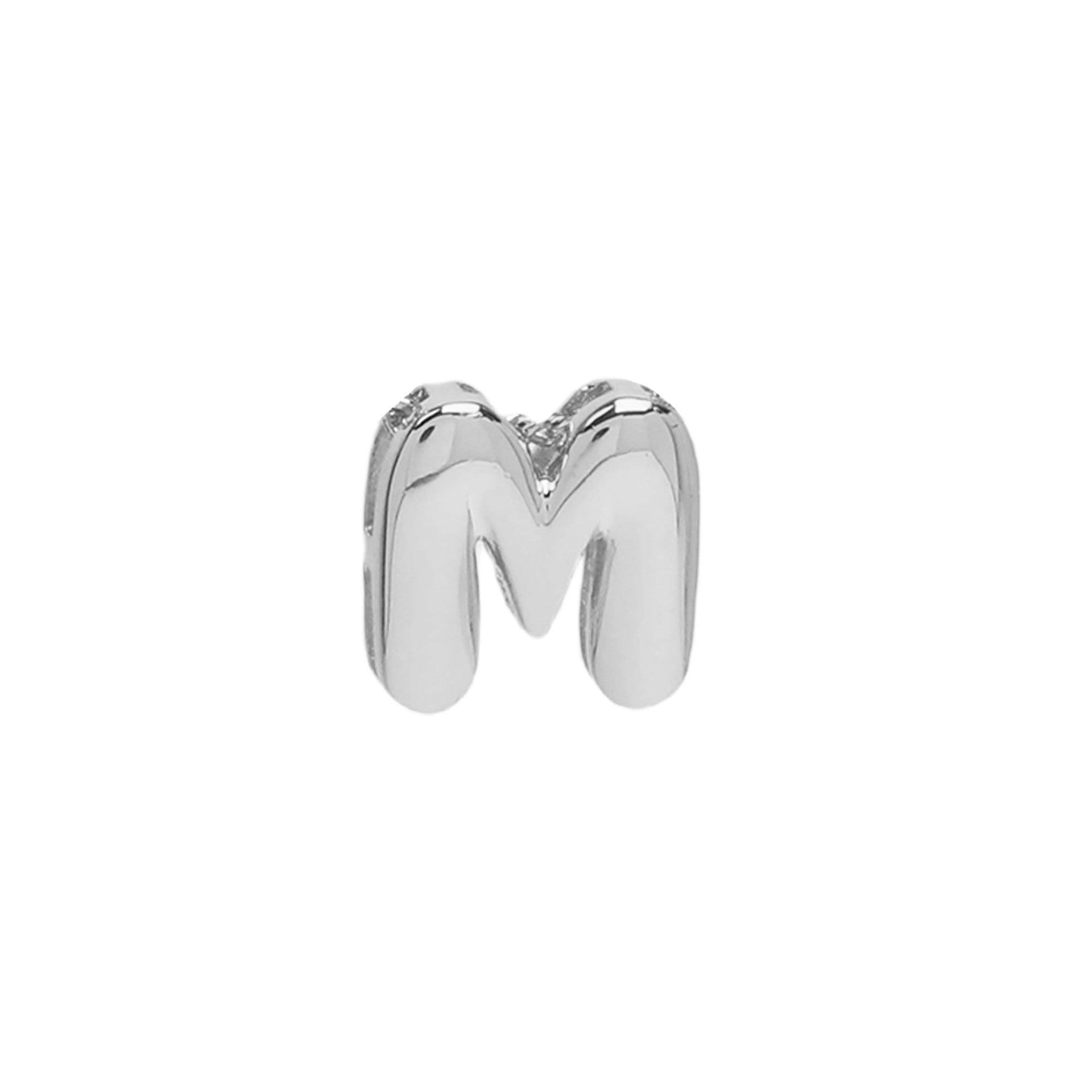Platinum letter Pendant