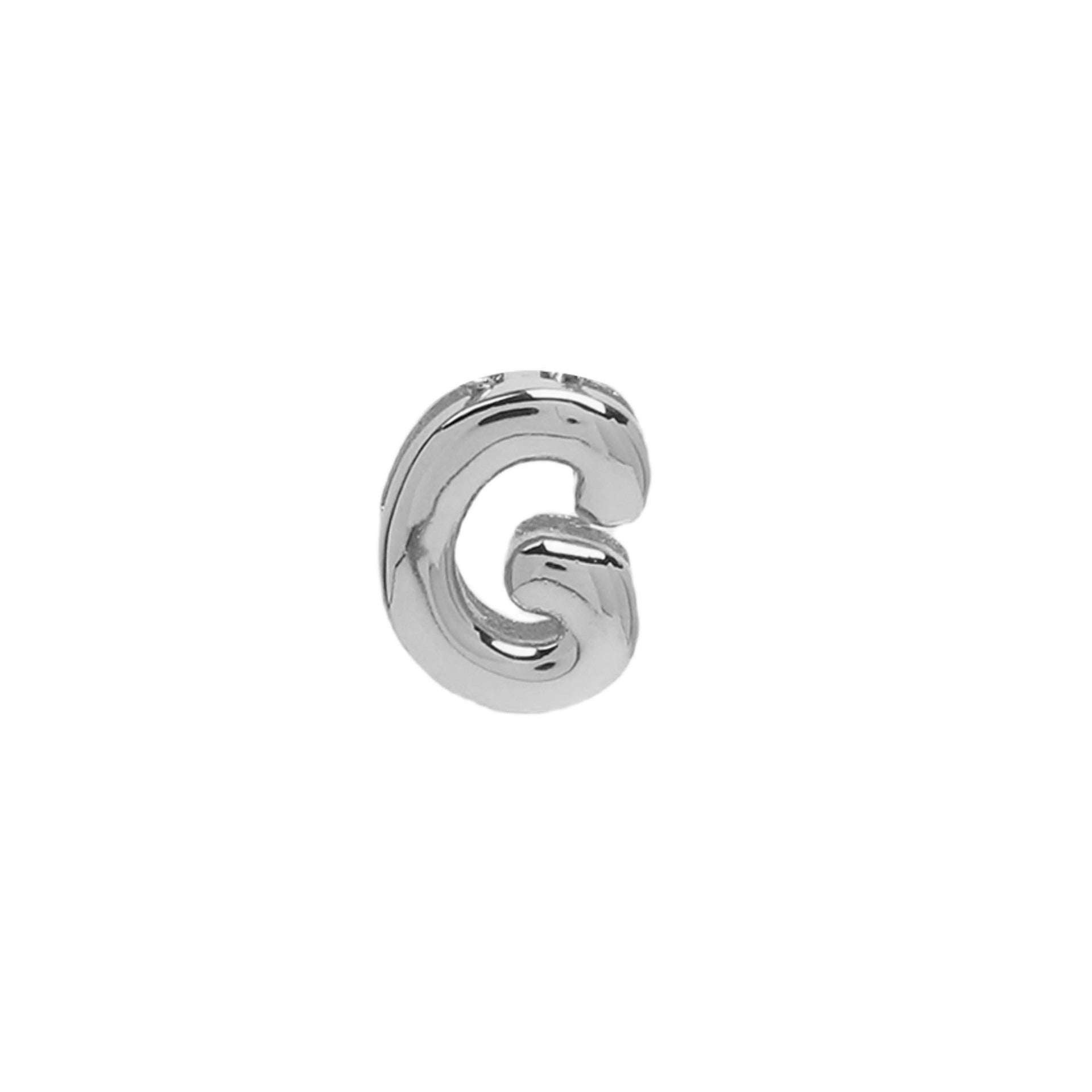 Platinum letter Pendant