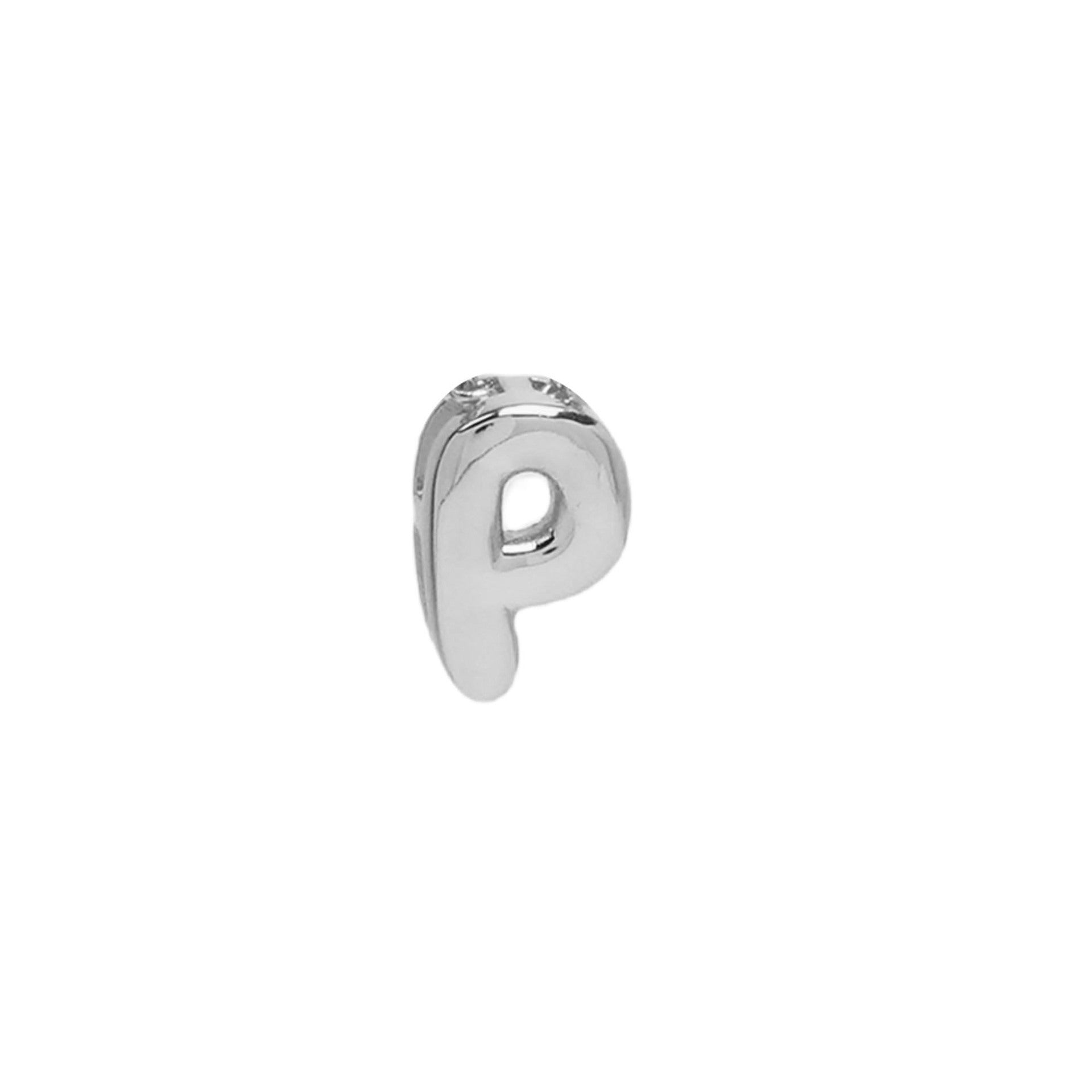 Platinum letter Pendant